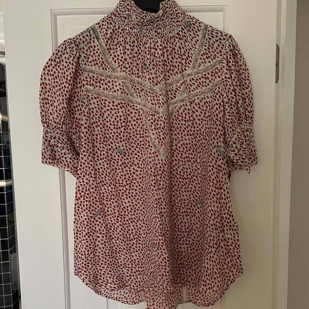 Heart Patterned Blouse